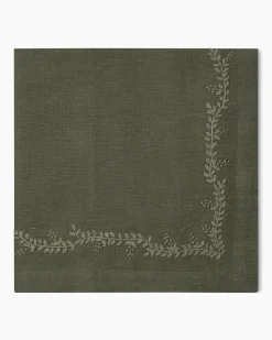 Henry Handwork Place Settings & Linens|Prism Vine Linen Dinner Napkin