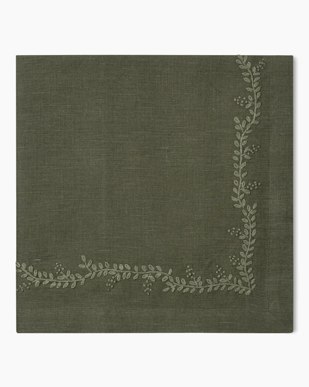 Henry Handwork Place Settings & Linens|Prism Vine Linen Dinner Napkin