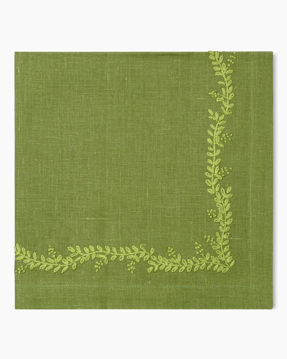 Henry Handwork Place Settings & Linens|Prism Vine Linen Dinner Napkin