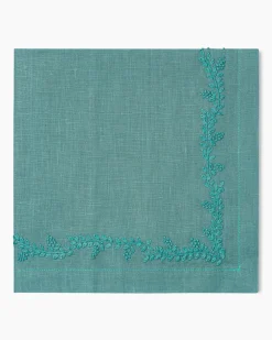 Henry Handwork Place Settings & Linens|Prism Vine Linen Dinner Napkin