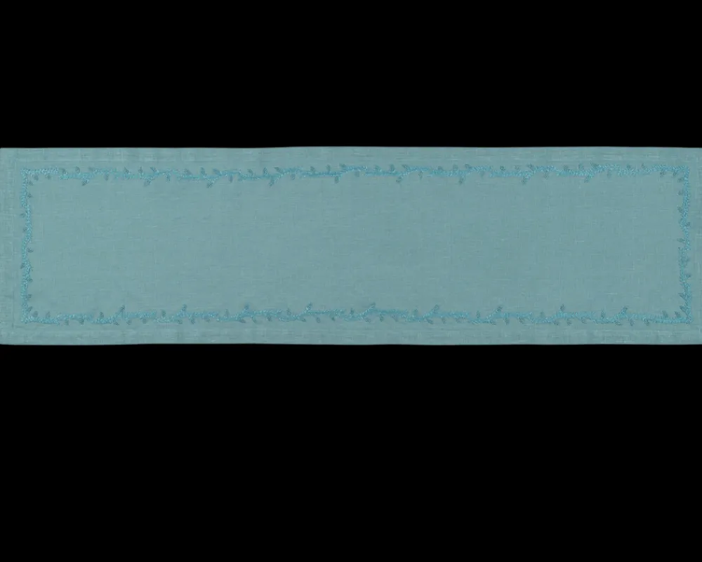 Henry Handwork Place Settings & Linens|Prism Vine Linen Table Runner