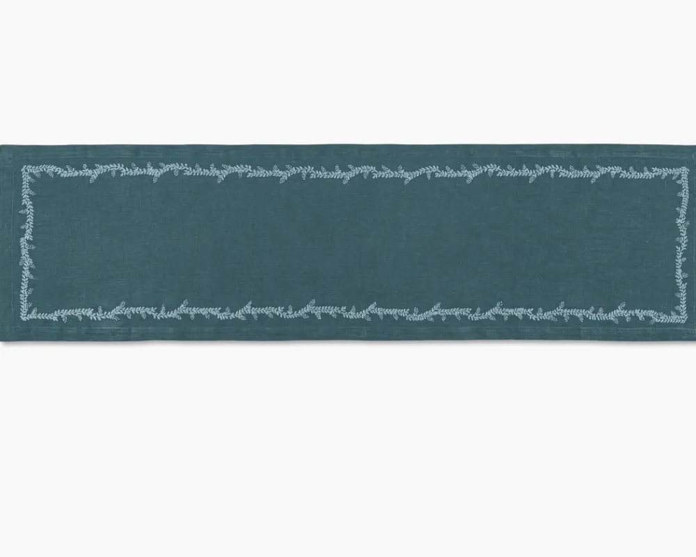 Henry Handwork Place Settings & Linens|Prism Vine Linen Table Runner