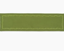 Henry Handwork Place Settings & Linens|Prism Vine Linen Table Runner