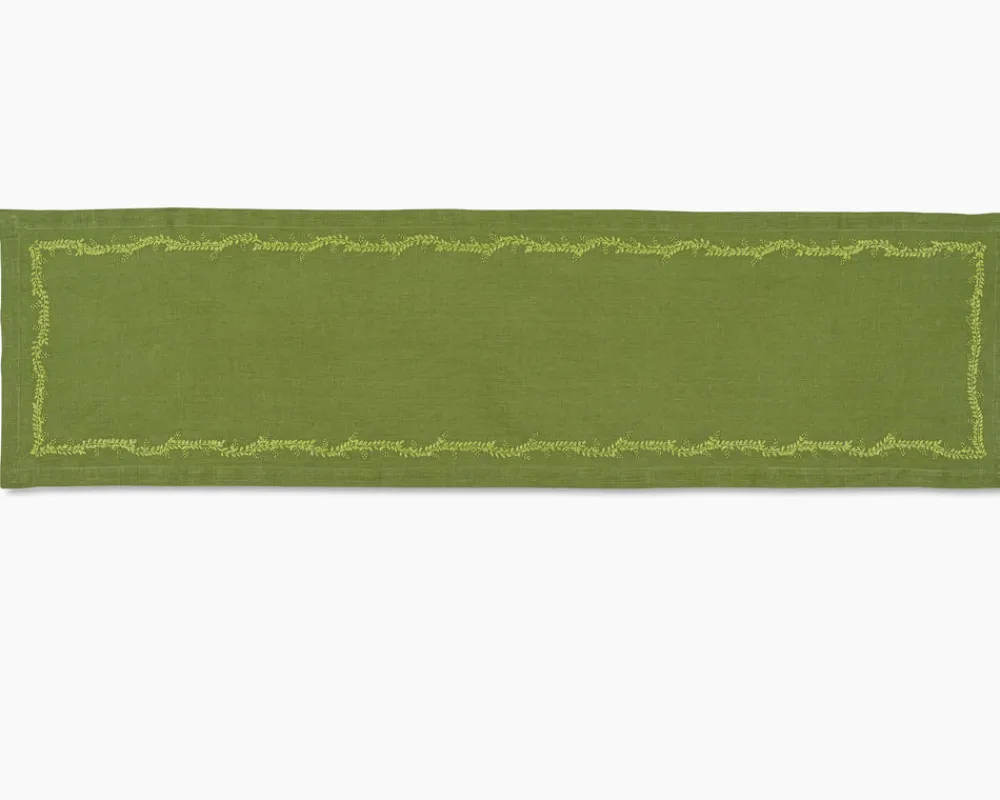 Henry Handwork Place Settings & Linens|Prism Vine Linen Table Runner