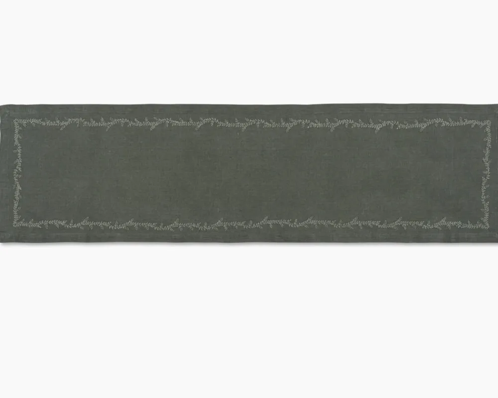 Henry Handwork Place Settings & Linens|Prism Vine Linen Table Runner