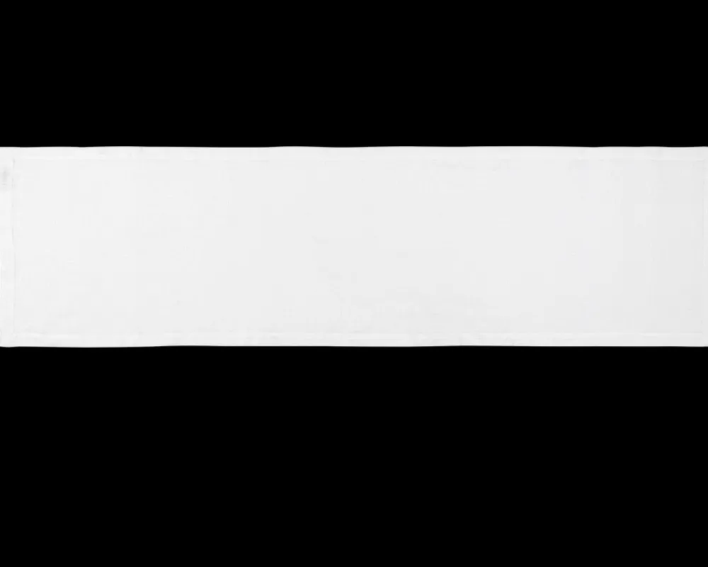 Henry Handwork Place Settings & Linens|Prism White Table Runner in Linen