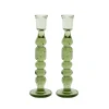 Juliska Candles|Provence 9" Candlestick, Set of 2 in Basil