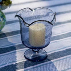 Juliska Candles|Provence 5.5" Hurricane in Chambray