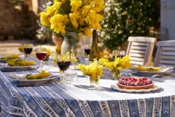 Couleur Nature Place Settings & Linens|Provence Avignon Tablecloth in Blue & Marine