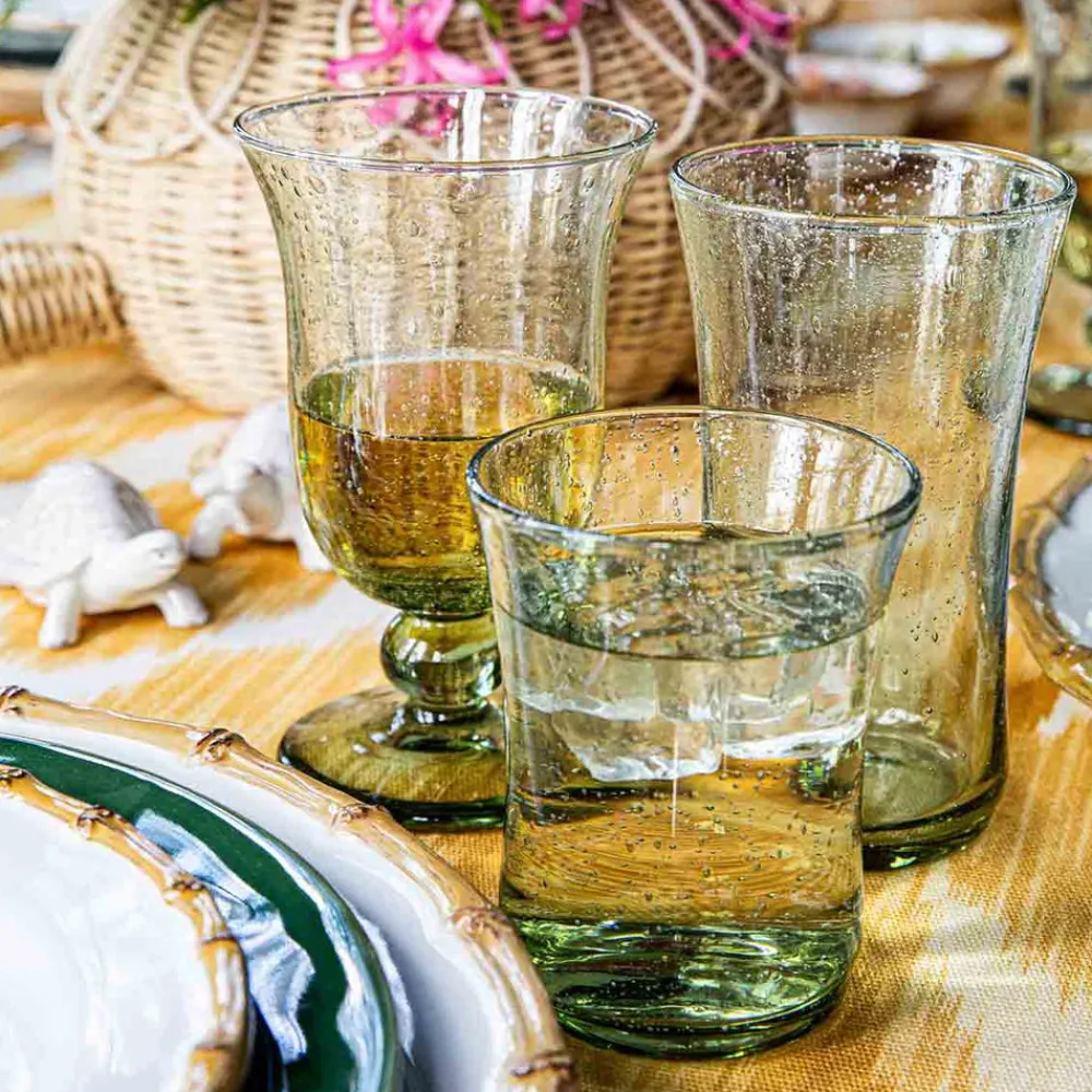 Juliska Glassware|Provence Goblet in Basil