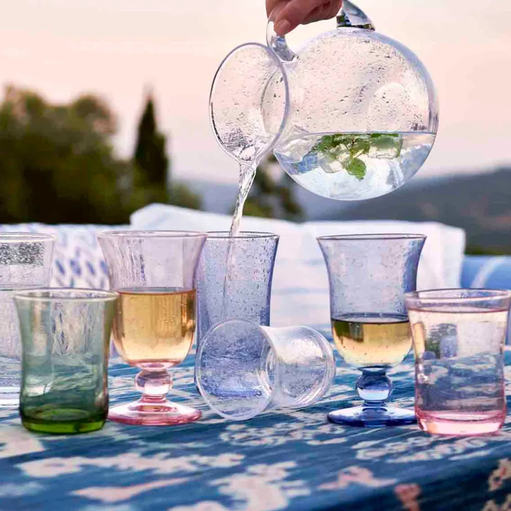 Juliska Glassware|Provence Goblet in Blush