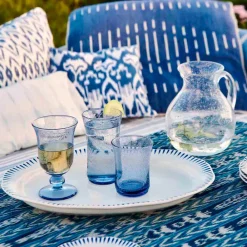 Juliska Glassware|Provence Goblet in Chambray