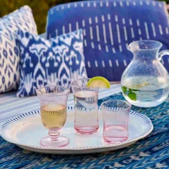 Juliska Glassware|Provence Large Tumbler in Blush