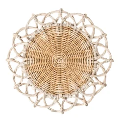 Juliska Wicker|Place Settings & Linens|Provence Rattan Whitewash Placemat