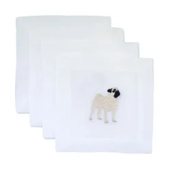 Lettermade Place Settings & Linens|Pug Cocktail Napkins