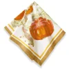 Couleur Nature Place Settings & Linens|Pumpkin Napkins in Orange & Mustard, Set of 6