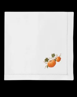 Henry Handwork Place Settings & Linens|Pumpkins Grande Napkin