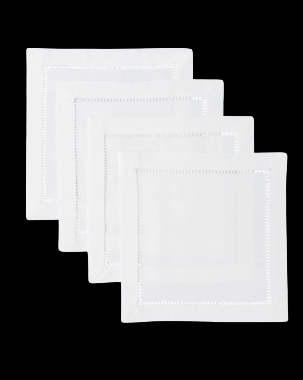 Henry Handwork Place Settings & Linens|Pure Cotton Cocktail Napkin Set