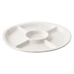 Juliska Dinnerware|Puro Whitewash Crudite Platter