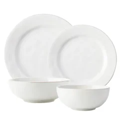 Juliska Dinnerware|Puro Whitewash Place Setting, Set of 4