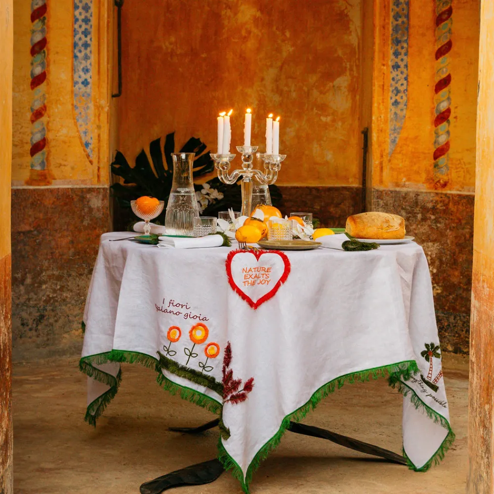 Cibelle Place Settings & Linens|Quadrifoglio Tablecloth