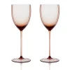 Caskata Glassware|Quinn Amber White Wine Glasses, Set of 2