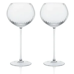 Caskata Glassware|Quinn Clear Red Wine Glasses, Set of 2