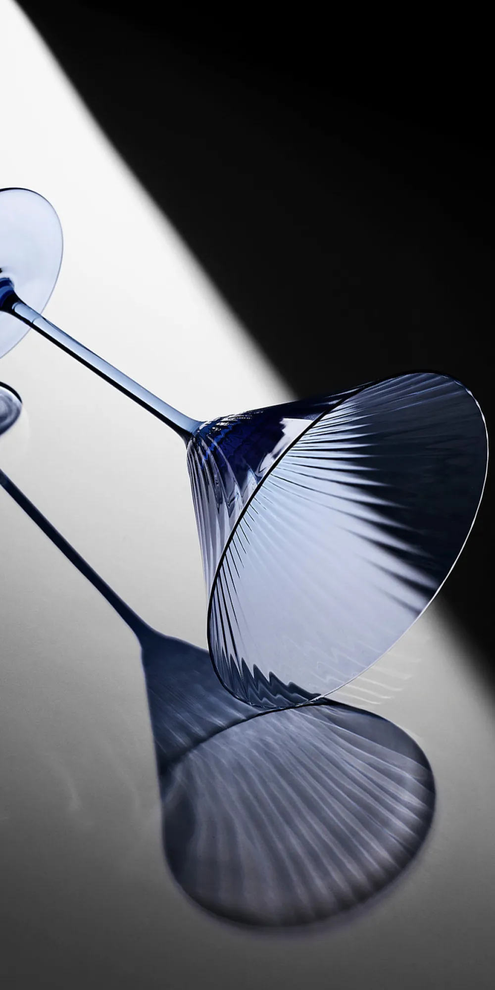 Caskata Glassware|Quinn Ocean Martini Glasses, Set of 2