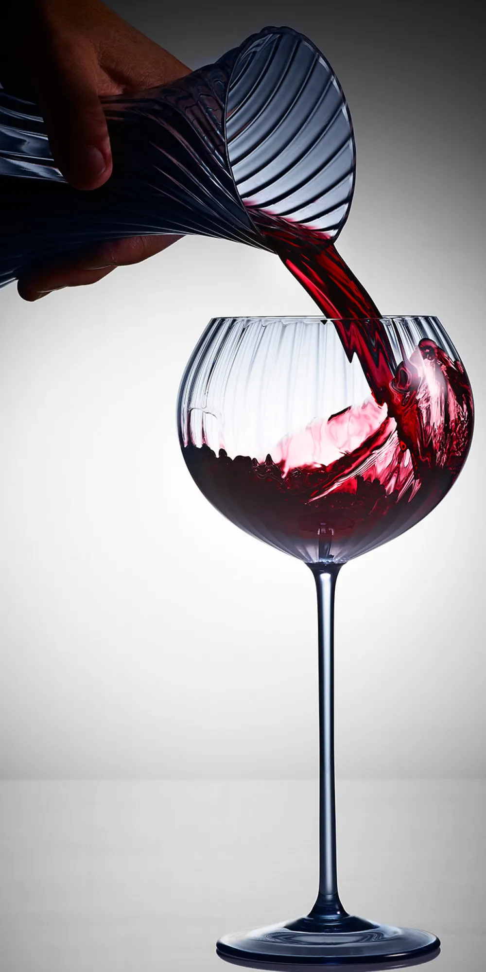 Caskata Glassware|Quinn Ocean Red Wine Glasses, Set of 2