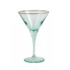 VIETRI Glassware|Rainbow Martini Glass
