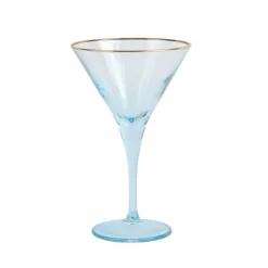 VIETRI Glassware|Rainbow Martini Glass