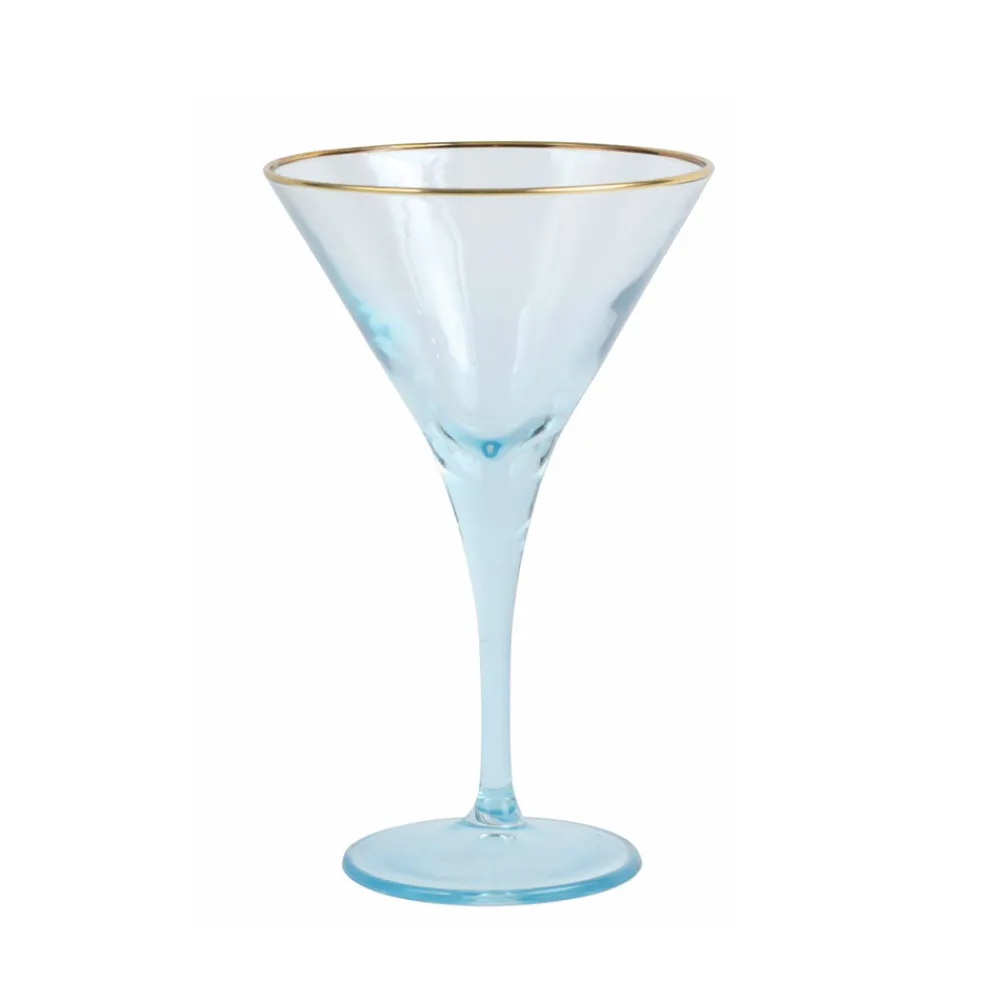 VIETRI Glassware|Rainbow Martini Glass