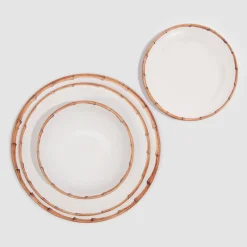 Z.d.G. Dinnerware|Ramatuelle Bamboo Dinner Plate, Natural