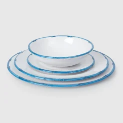 Z.d.G. Dinnerware|Ramatuelle Bamboo Large Dinner & Charger Plate in Blue