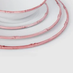 Z.d.G. Dinnerware|Ramatuelle Bamboo Large Dinner & Charger Plate in Rose