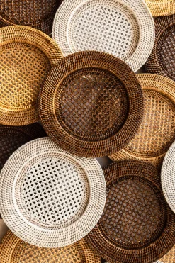 Rebecca Udall Wicker|Dinnerware|Rattan Charger Plate