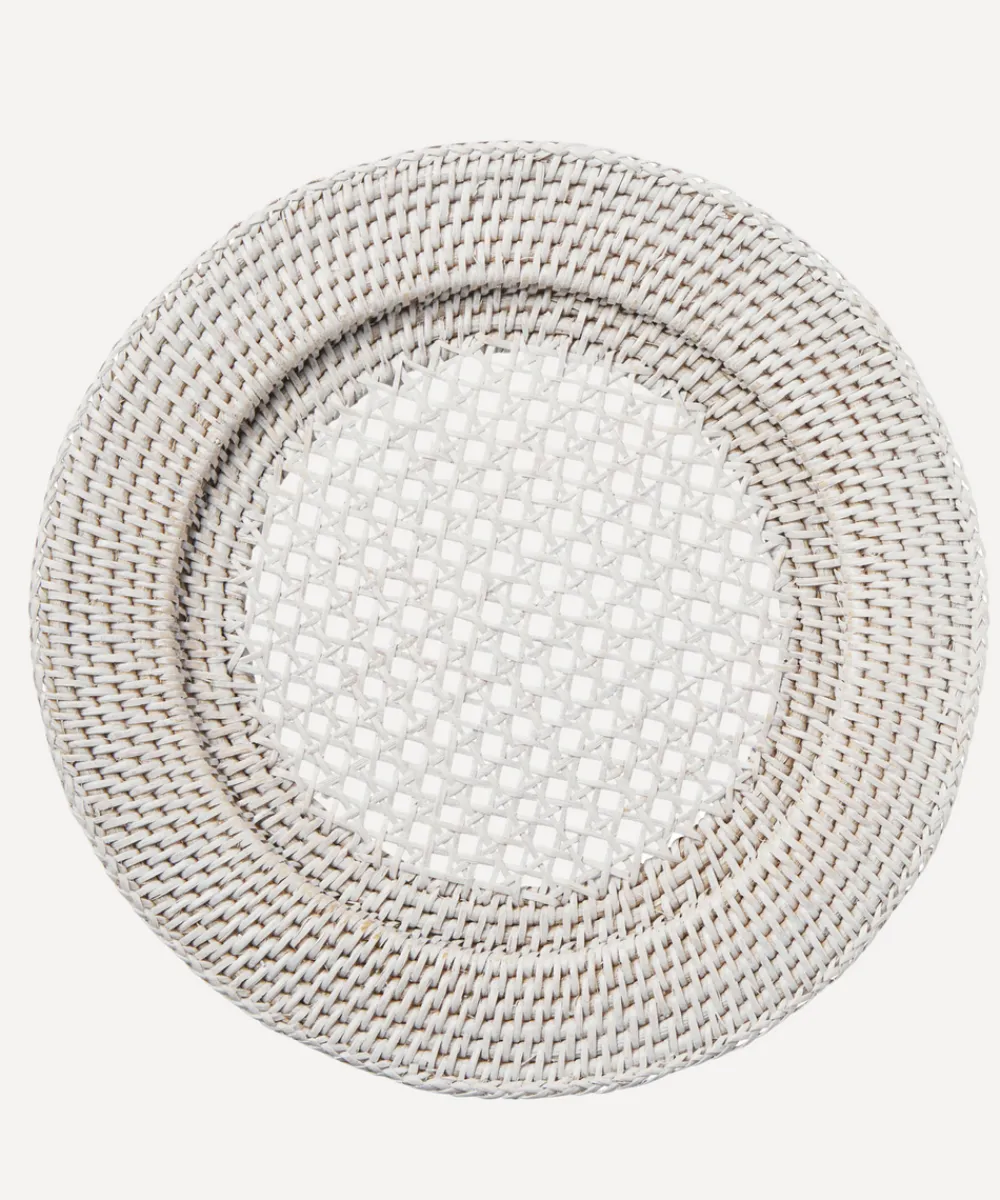 Rebecca Udall Wicker|Dinnerware|Rattan Charger Plate