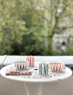 Sveva's Home Dinnerware|Red Ceramic Mug, Set of 6