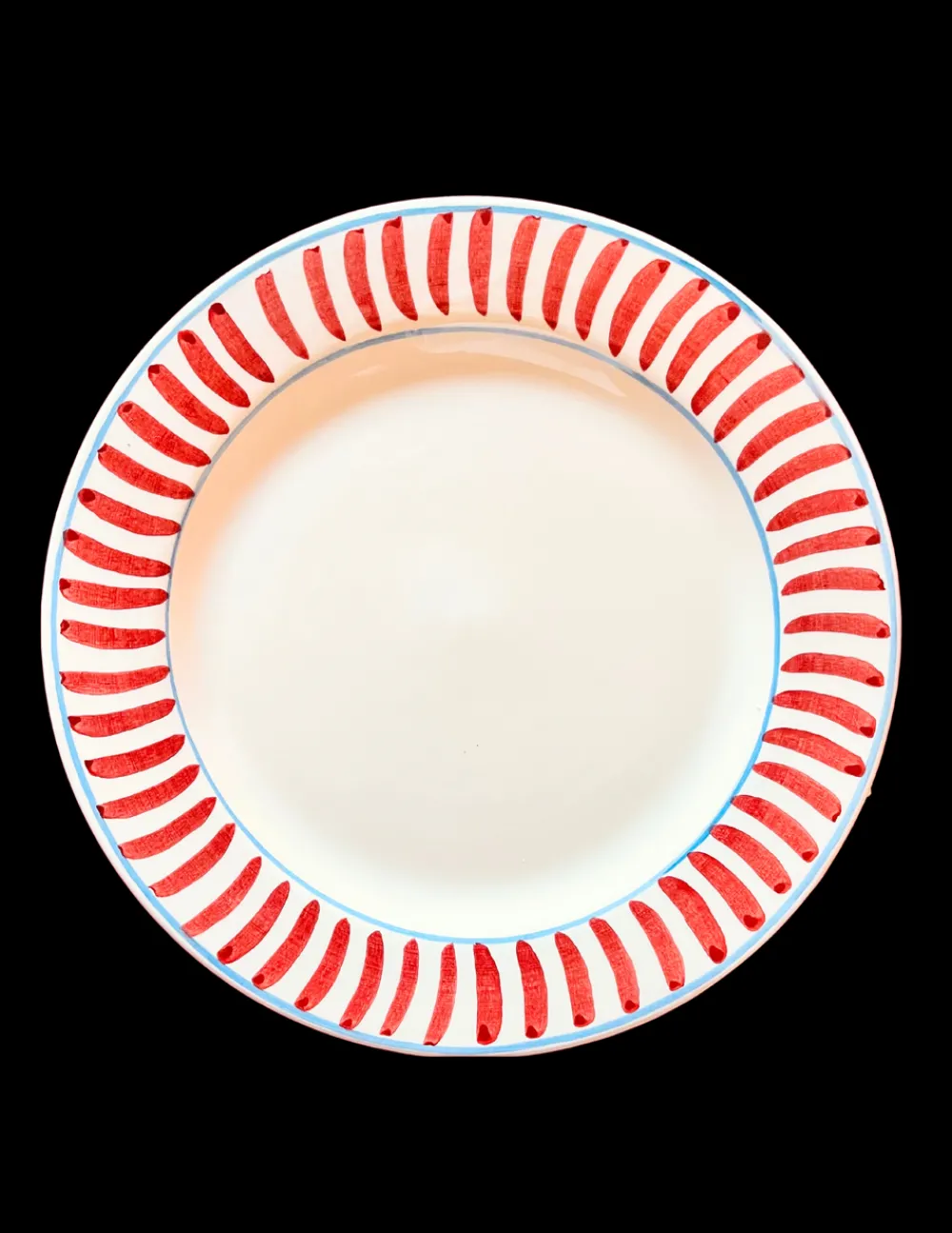 Sveva's Home Dinnerware|Red Dinner Plate, Set of 6