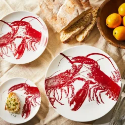 Caskata Dinnerware|Red Lobster Canape Plates