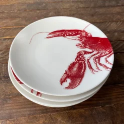Caskata Dinnerware|Red Lobster Canape Plates