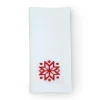 TriChi Design Place Settings & Linens|Red Snowflake Napkin, Set of 4