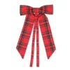 TriChi Design Place Settings & Linens|Red Tartan Bow, Set of 4