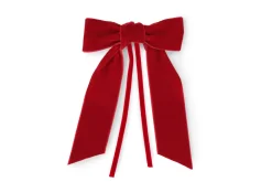 TriChi Design Décor|Place Settings & Linens|Red Velvet Napkin Bows, Set of 4