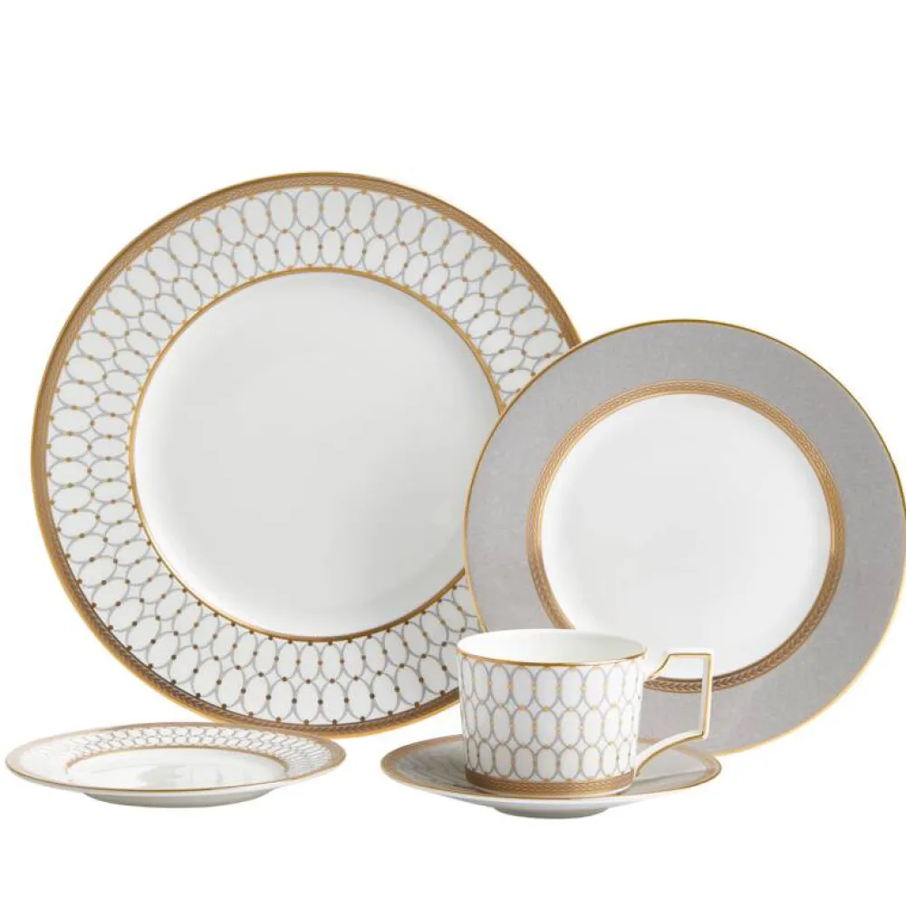 Wedgwood Dinnerware|Renaissance Grey 5 Piece Place Setting