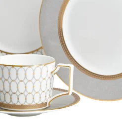 Wedgwood Dinnerware|Renaissance Grey 5 Piece Place Setting