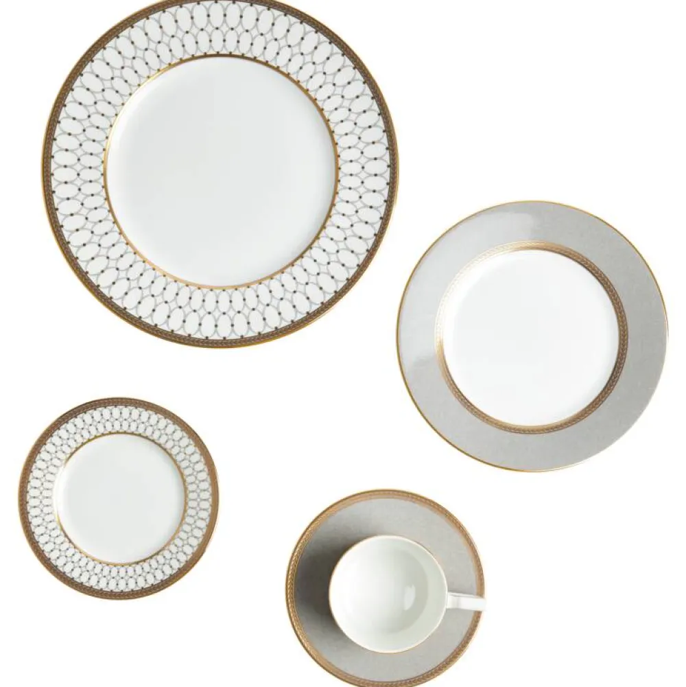 Wedgwood Dinnerware|Renaissance Grey 5 Piece Place Setting