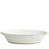 Wedgwood Dinnerware|Renaissance Grey Open Oval Vegetable Dish