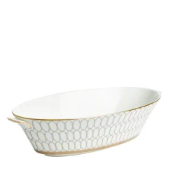 Wedgwood Dinnerware|Renaissance Grey Open Oval Vegetable Dish