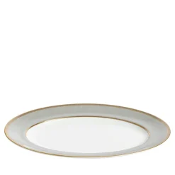 Wedgwood Dinnerware|Renaissance Grey Oval Platter, 13.75